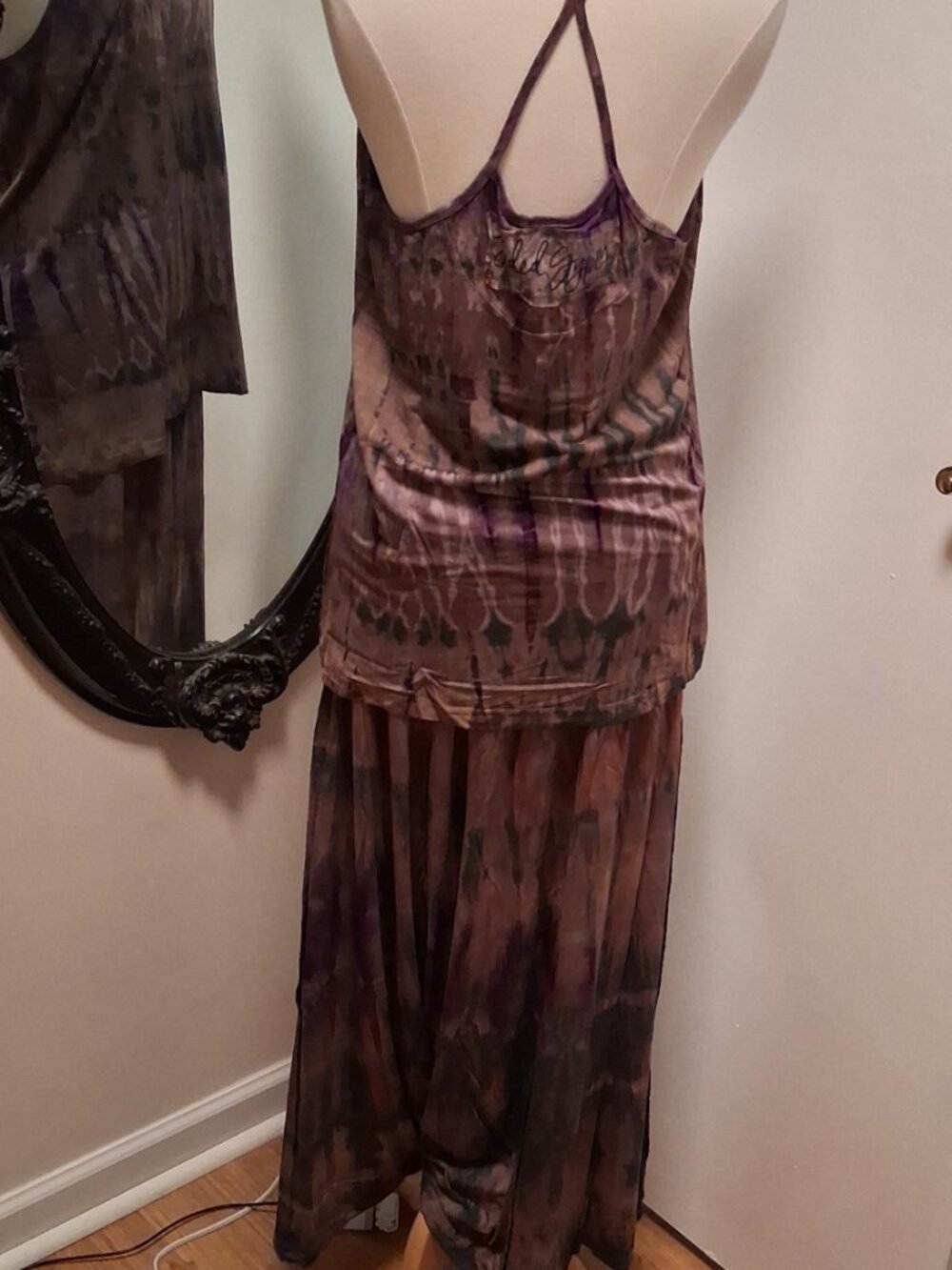 Jaded Gypsy Tie Dye Boho Skirt & Tank Top Set sz Lg/XL NWT  /B3 - Picture 9 of 11